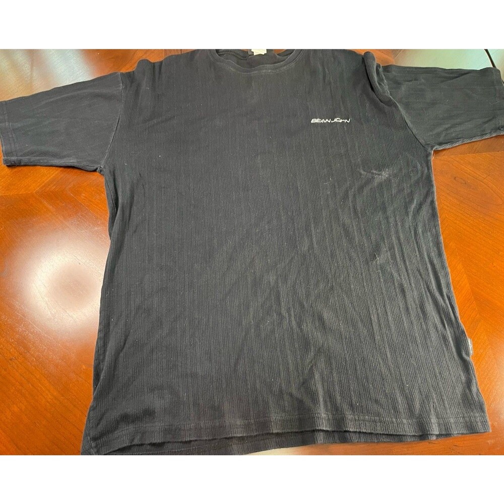 Sean John Shirt Adult X-Large Black Short Sleeve  T-Shirt